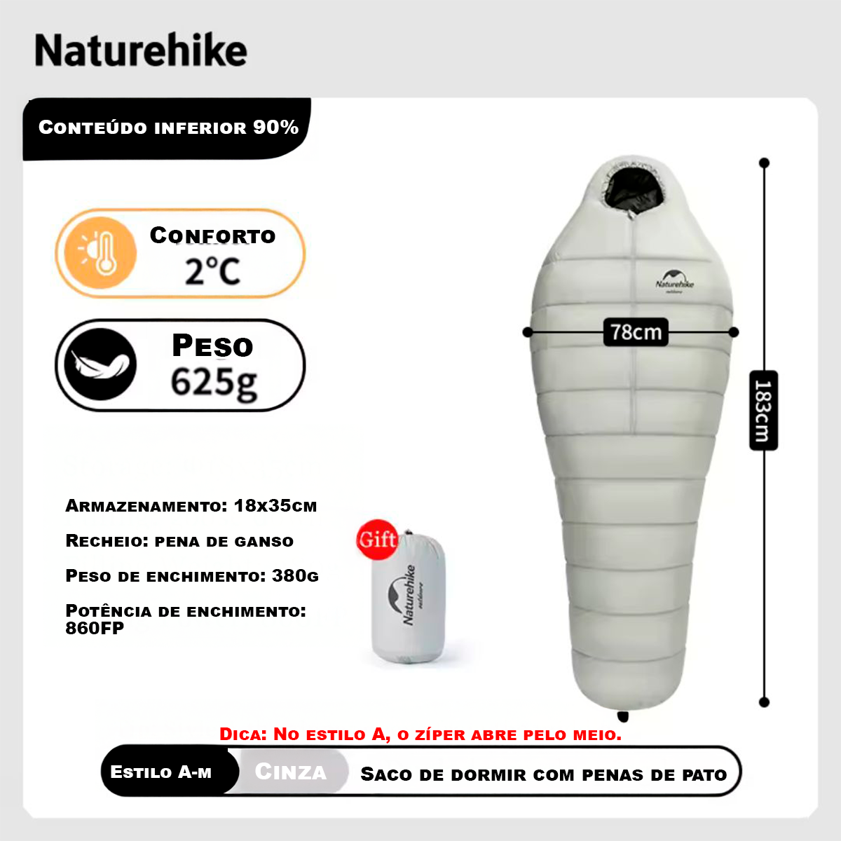 Rede Naturehike Ultraligeira Para 1–2 Pessoas Camping Antirrolamento Alargada