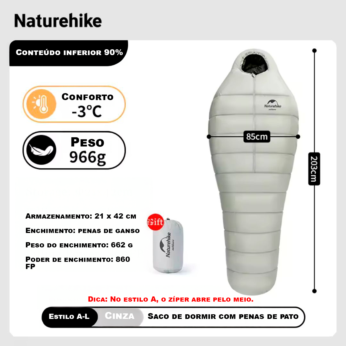 Rede Naturehike Ultraligeira Para 1–2 Pessoas Camping Antirrolamento Alargada
