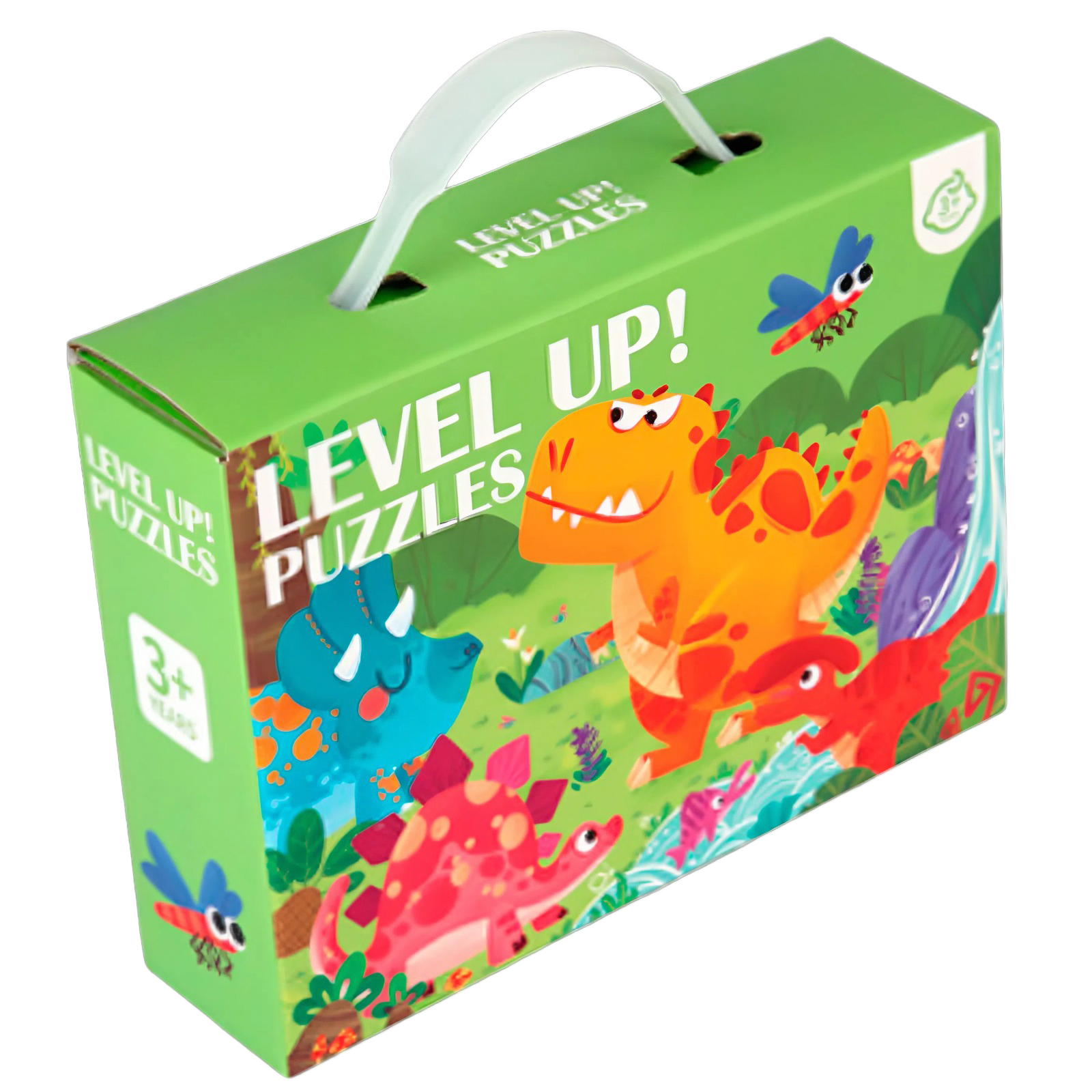 Rompecabezas Level Up! de Dinosuarios de 60 Piezas (+3)