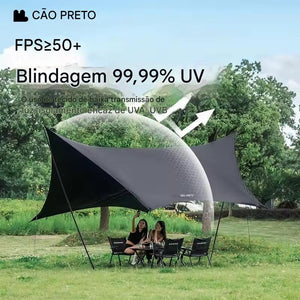 Naturehike BLACKDOG Sun Shelter para 10-16 pessoas para a praia.