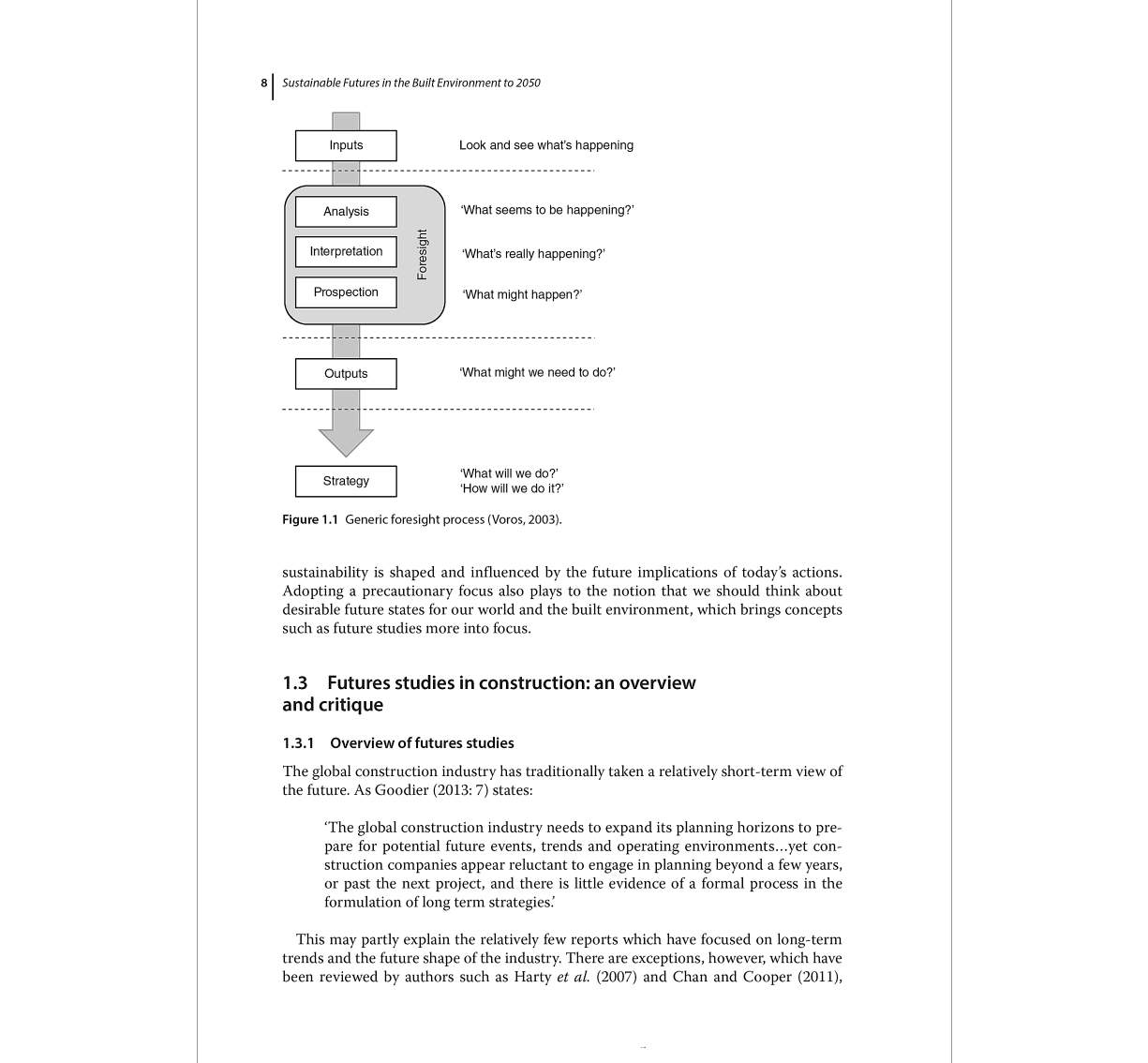 Sustainable Futures in the Built Environment to 2050: A Foresight Approach to Construction and Development