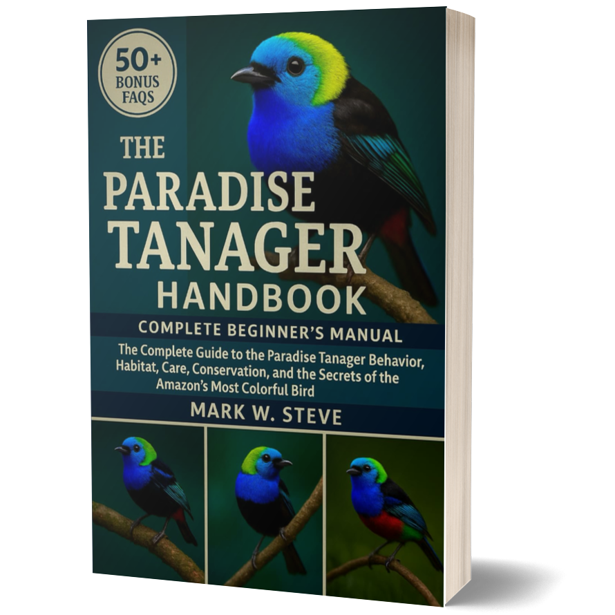 THE PARADISE TANAGER HANDBOOK: The Complete Guide to the Paradise Tanager Behavior, Habitat, Care, Conservation, and the Secrets of the Amazon’s Most Colorful Bird