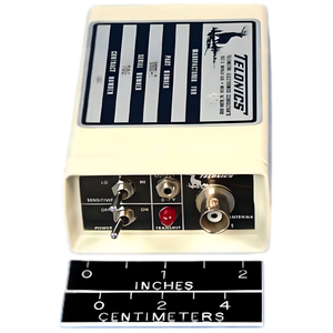 Receptor de Teste Telonics TVR-1 para Transmissores VHF 145–170 MHz com Indicador Visual e Saída de Pulso