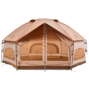 Tenda Mongol Yurt Hexagonal 4 Pessoas 4 Estações à Prova d'água Pré-fabricada