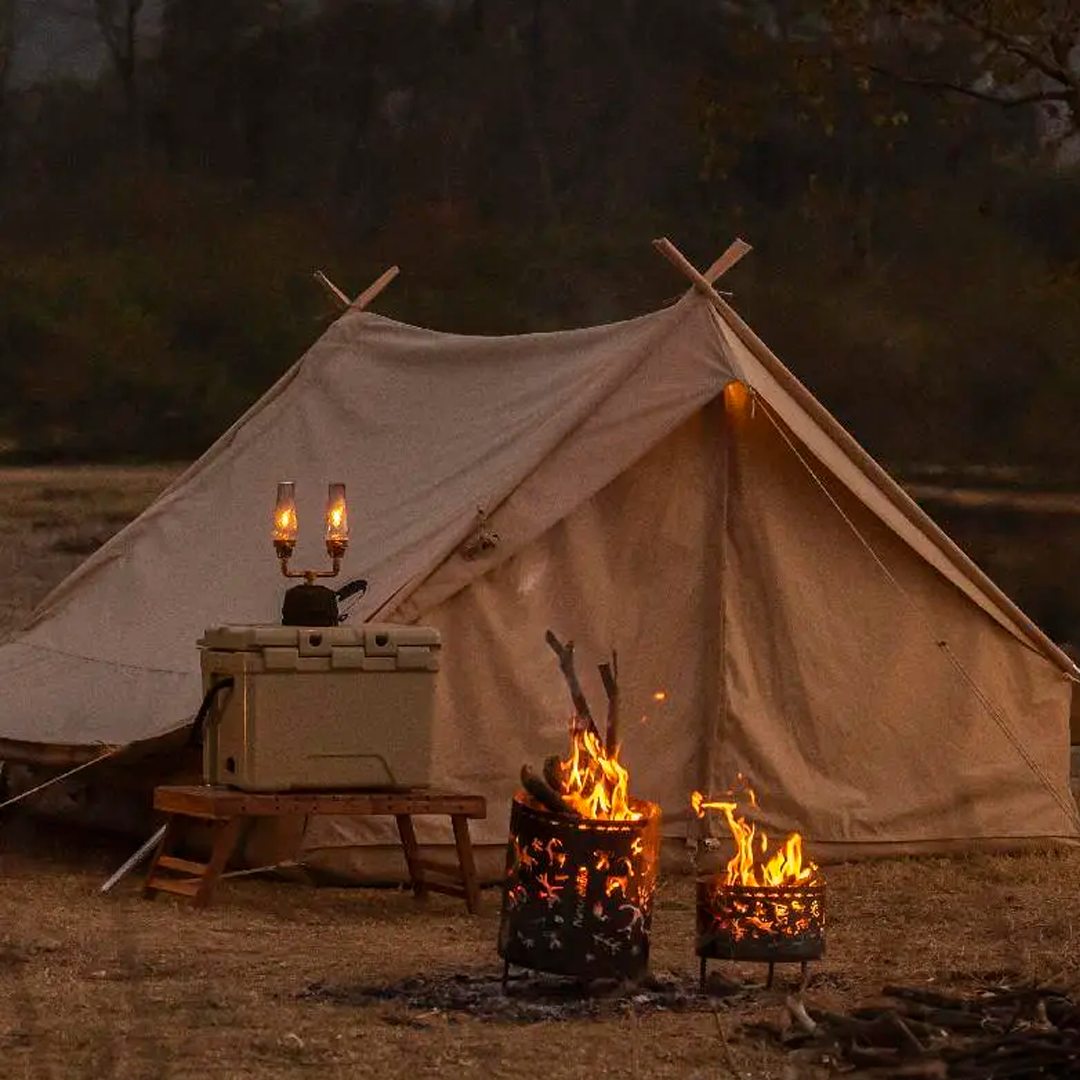Tenda Naturehike Extend 4.8 Algodão Tipo A com Beiral Externo