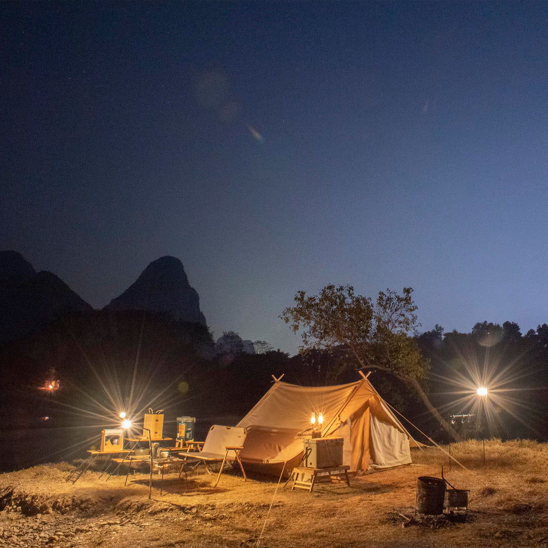 Tenda Naturehike Extend 4.8 Algodão Tipo A com Beiral Externo