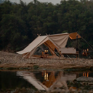 Tenda Naturehike Extend 4.8 Algodão Tipo A com Beiral Externo