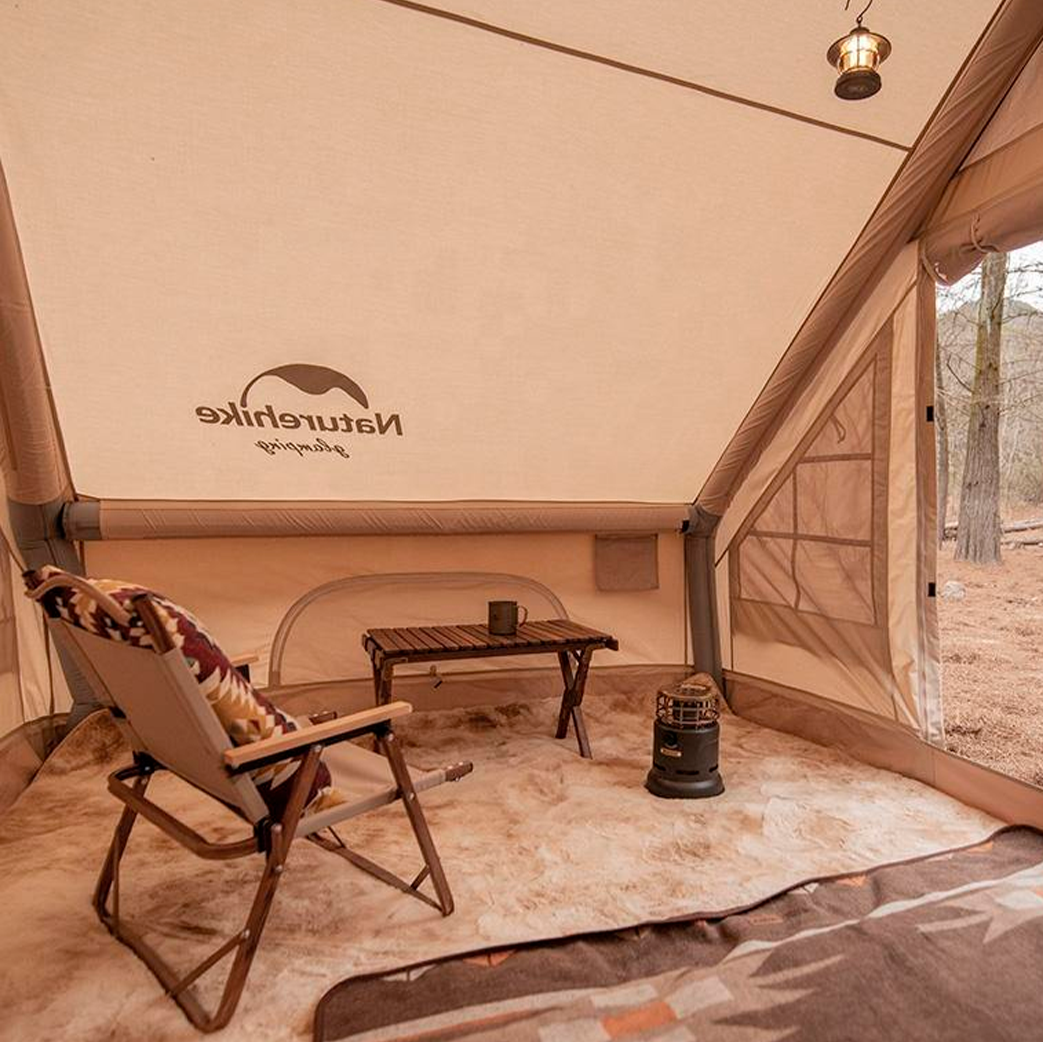 Tenda de Campanha Naturehike Air6.3 Air12.0 Inflável de Algodão Grosso