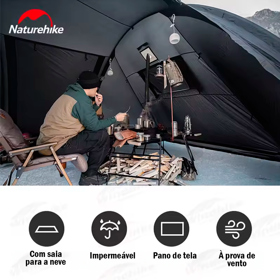 Tenda de acampamento Naturehike Cloud Vessel Tunnel 4 estações