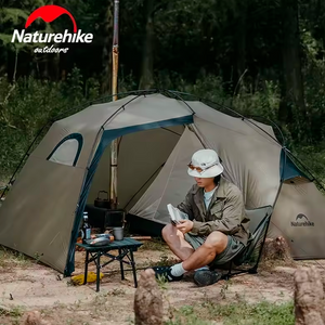 Tenda ultraleve Naturehike 15D de Silicone com Dupla Camada para 2 Pessoas e 4 Estações