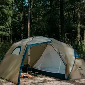 Tenda ultraleve Naturehike 15D de Silicone com Dupla Camada para 2 Pessoas e 4 Estações