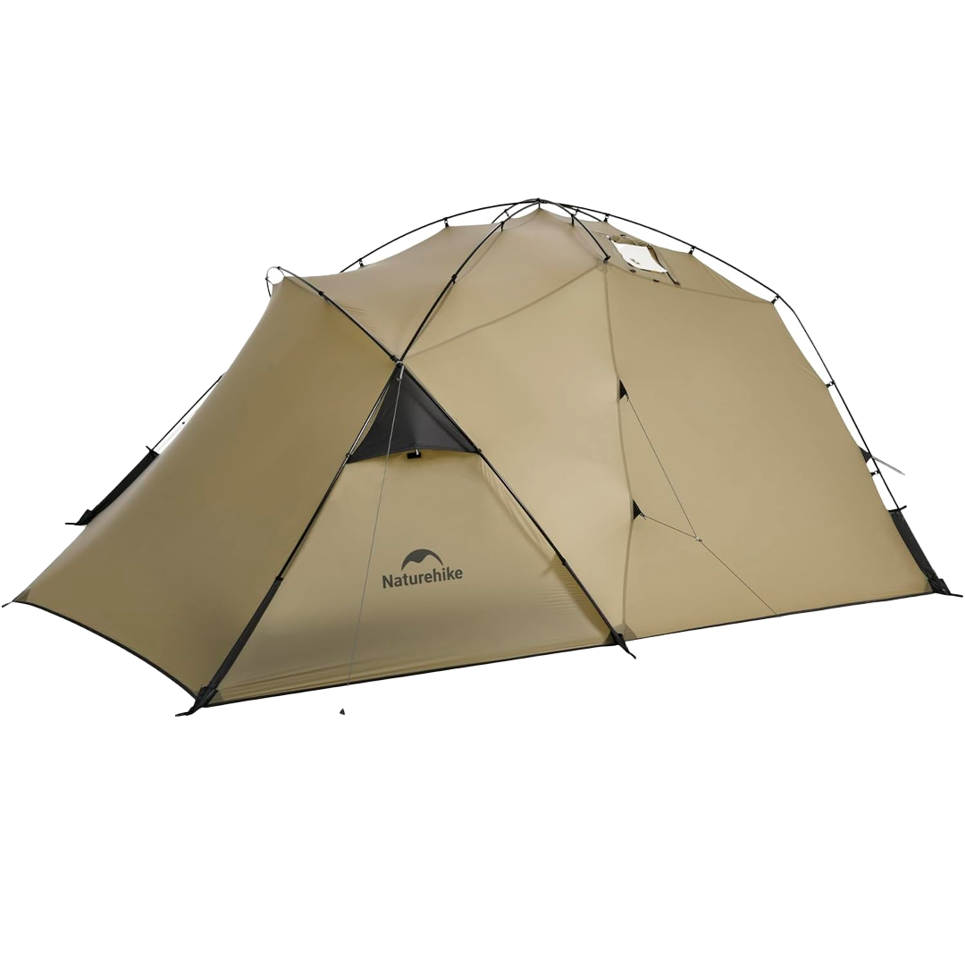 Tenda ultraleve Naturehike 15D de Silicone com Dupla Camada para 2 Pessoas e 4 Estações