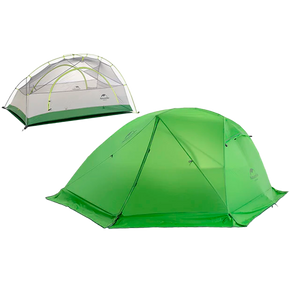Tenda ultraleve Naturehike Star River para 2 pessoas 20D Silicone Trekking caminhada com ou sem saia de neve