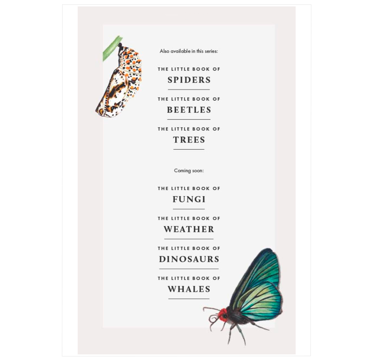 The Little Book of Butterflies (Little Books of Nature)