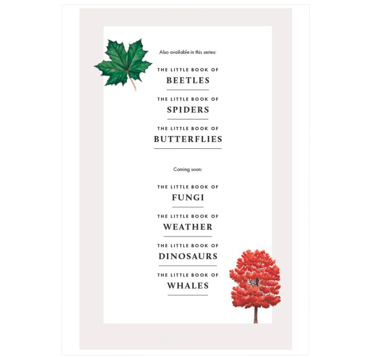 The Little Book of Trees