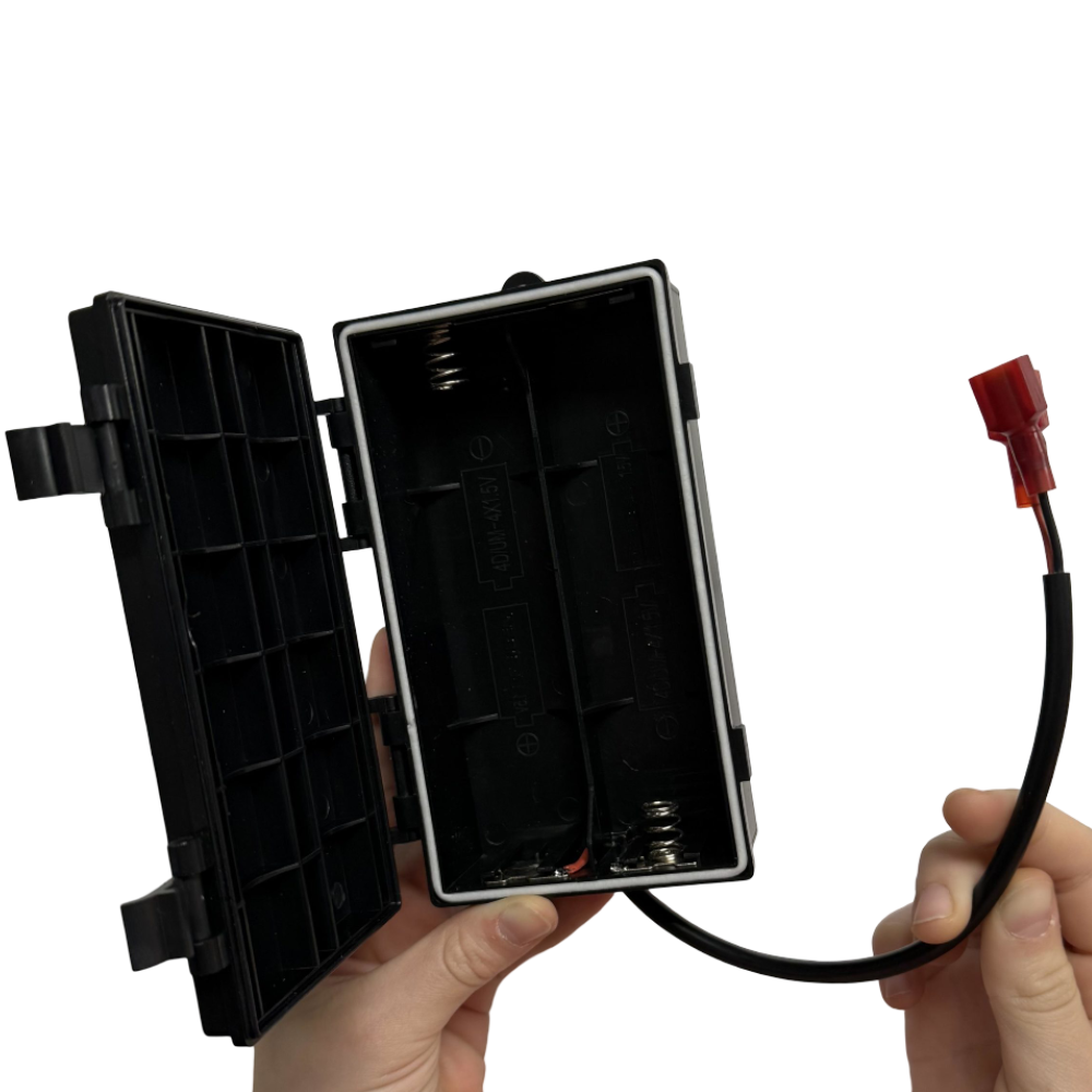 Suporte de Pilhas Externo 4 Pilhas D para Armadilhas de 6V