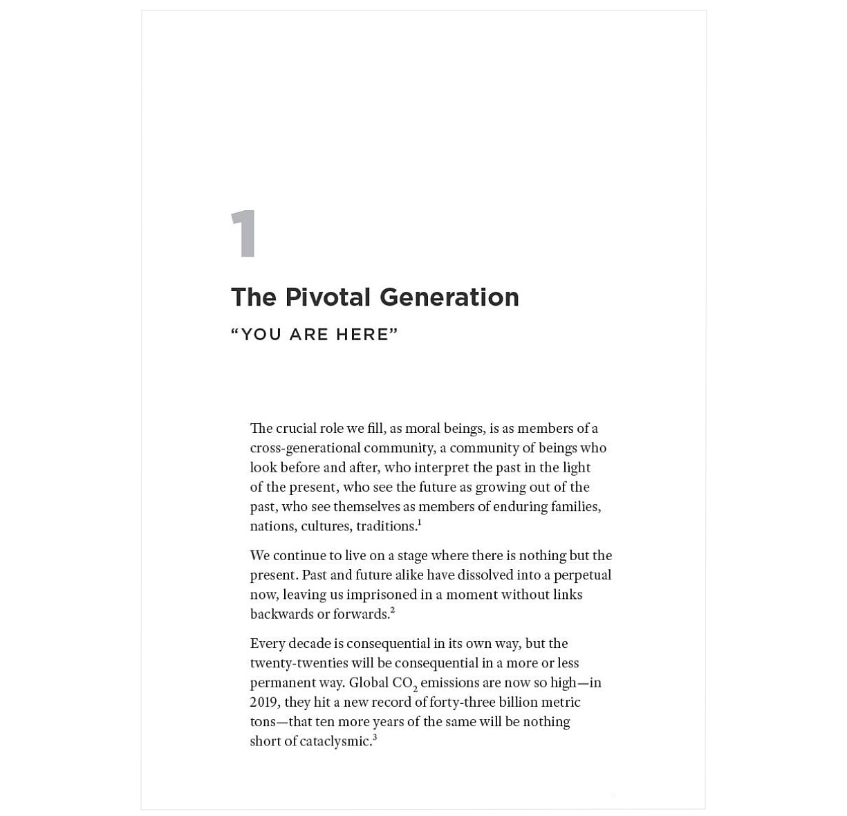 The Pivotal Generation: Why We Have a Moral Responsibility to Slow Climate Change Right Now