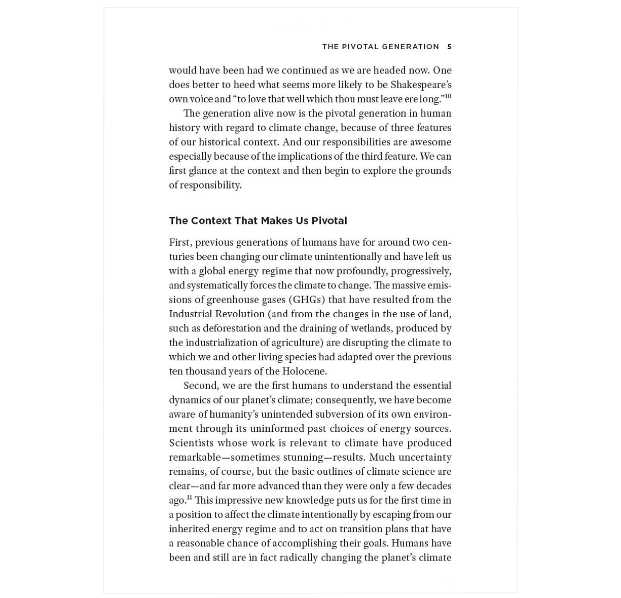 The Pivotal Generation: Why We Have a Moral Responsibility to Slow Climate Change Right Now