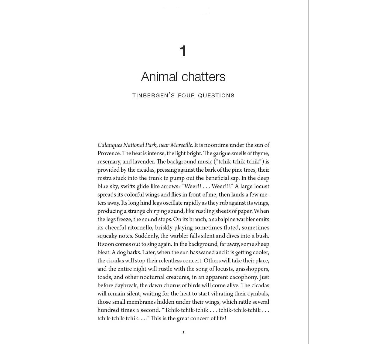 The Voices of Nature How and Why Animals Communicate