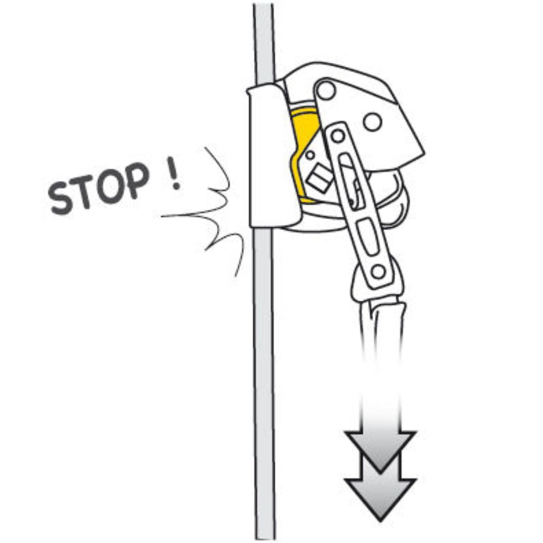 Trava-Quedas Deslizante para Corda Petzl ASAP