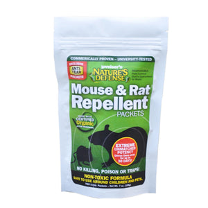 Repelentes para Roedores Nature's Defense em Pacotes