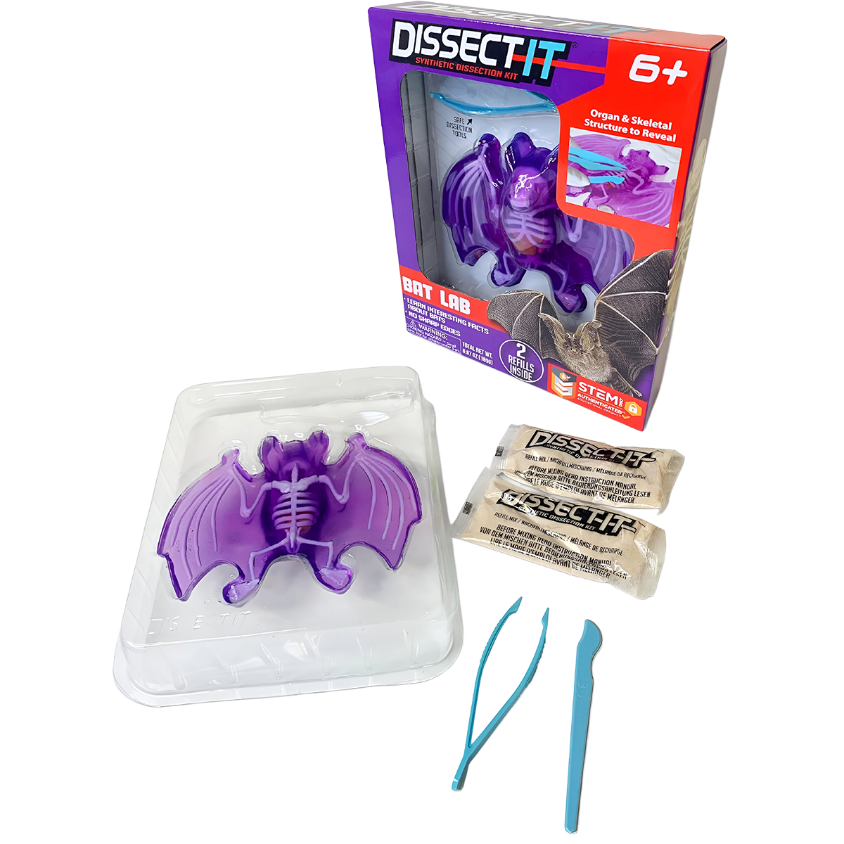 Brinquedo de Dissecação Sintética Dissect-It Kit de Zoologia Biologia Anatomia para Crianças  (+ 6 )