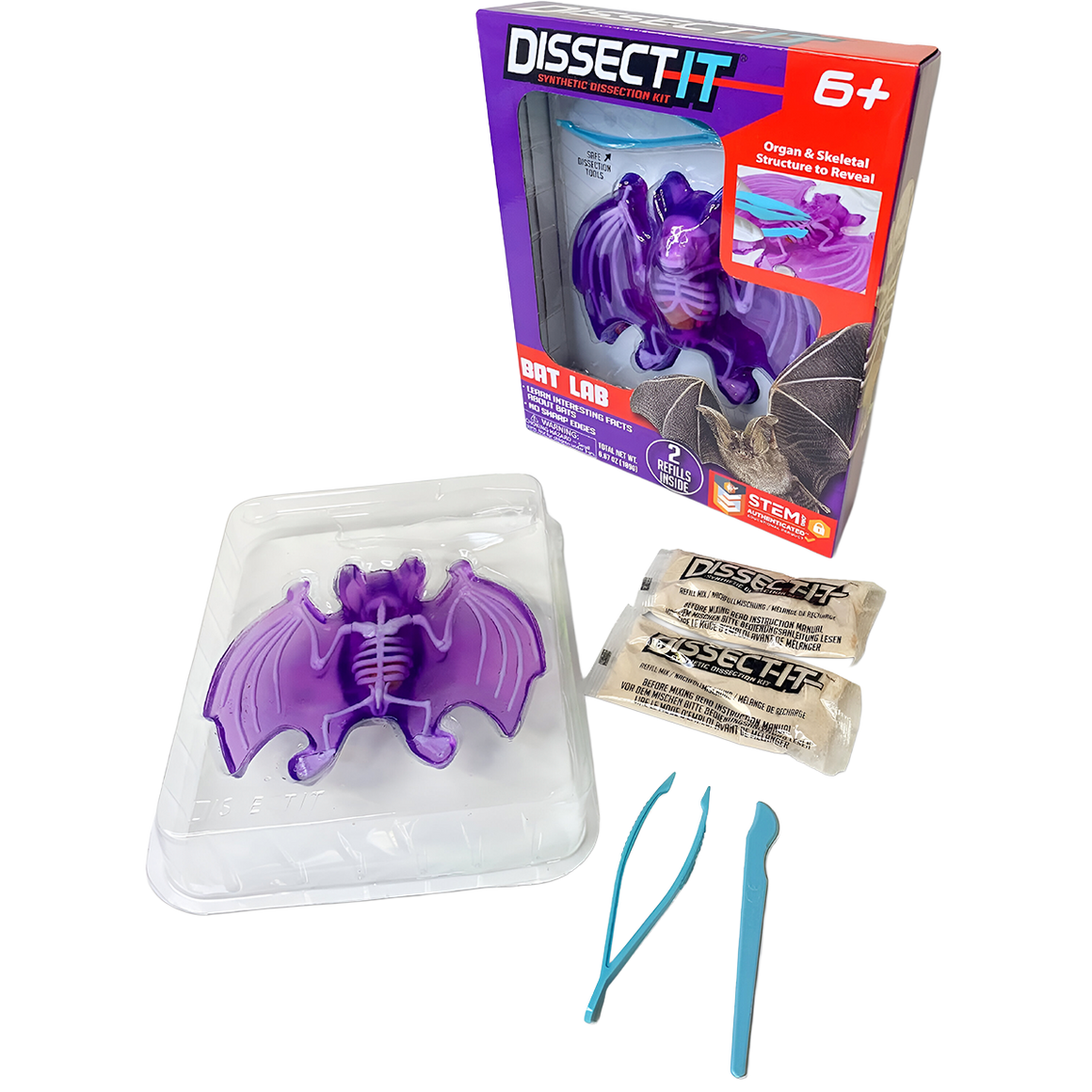 Brinquedo de Dissecação Sintética Dissect-It Kit de Zoologia Biologia Anatomia para Crianças  (+ 6 )