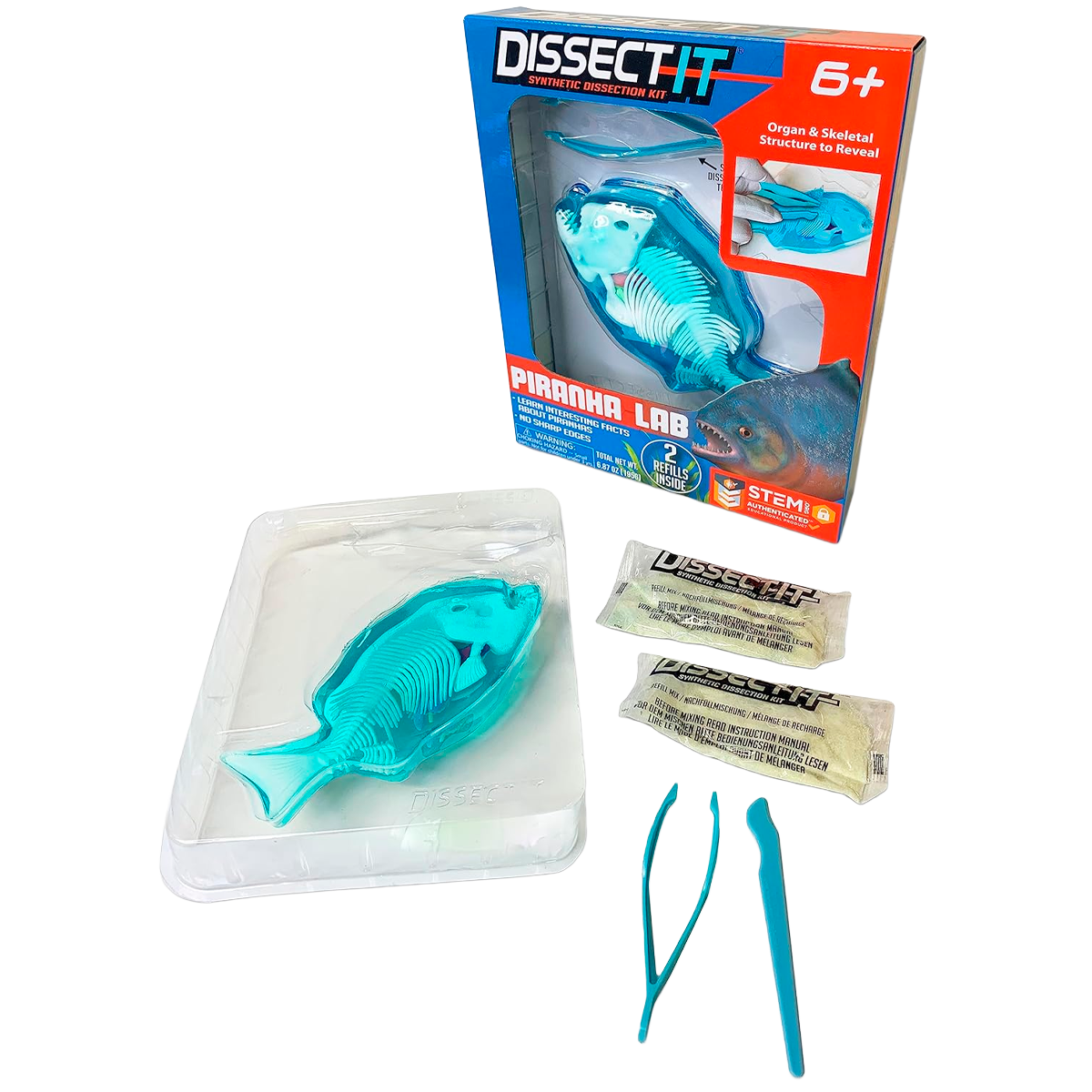 Brinquedo de Dissecação Sintética Dissect-It Kit de Zoologia Biologia Anatomia para Crianças  (+ 6 )