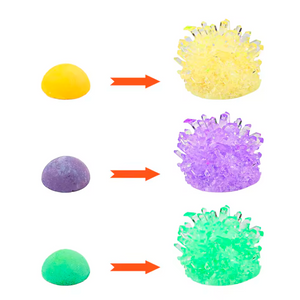Experimentos de Plantación de Cristales de Juguetes Científicos y Educativos de Color Aleatorio – Cristales Cultivables DIY (+6))