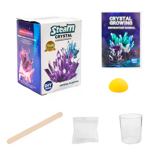 Experimentos de Plantación de Cristales de Juguetes Científicos y Educativos de Color Aleatorio – Cristales Cultivables DIY (+6))