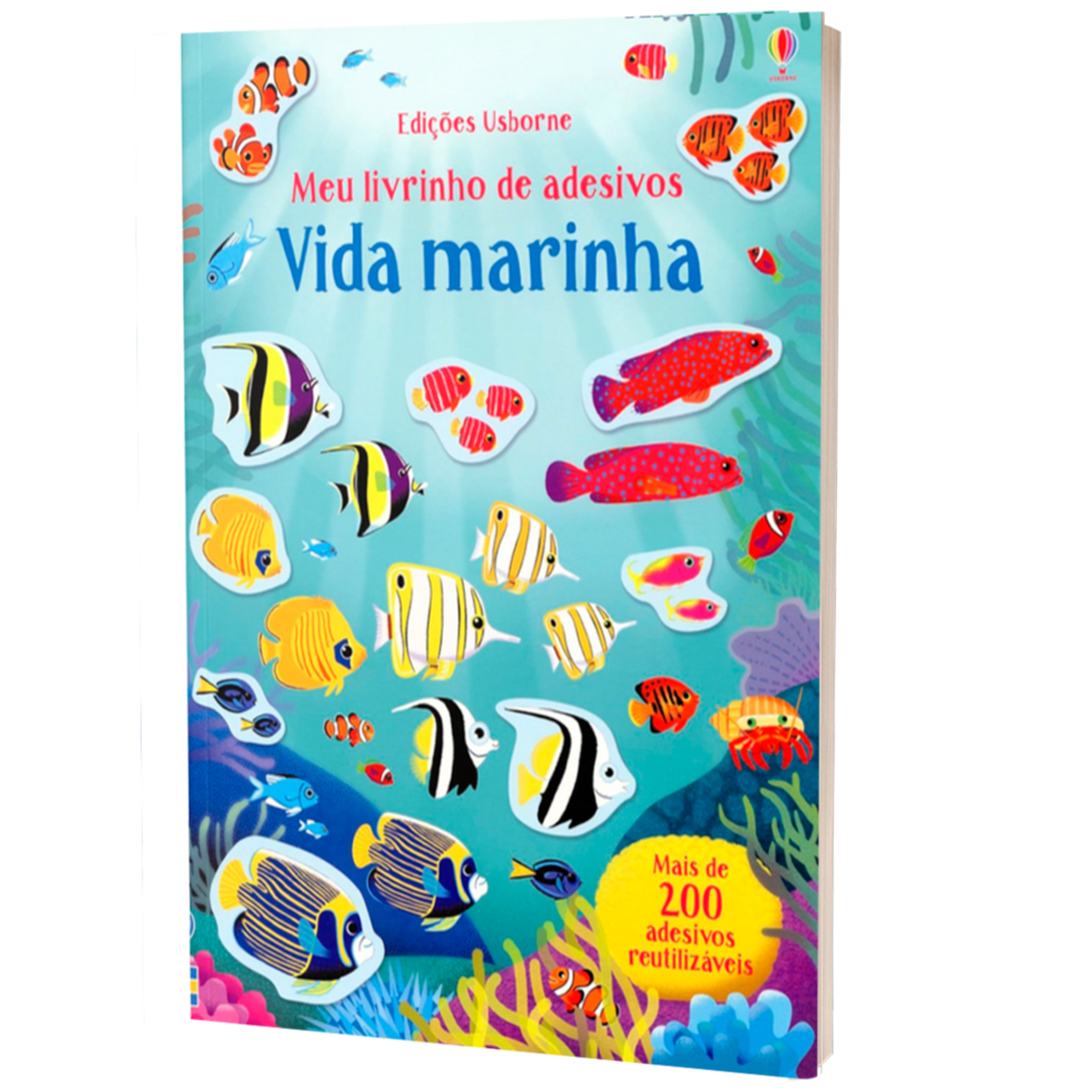Vida Marinha: Meu Livrinho de Adesivos (+3)