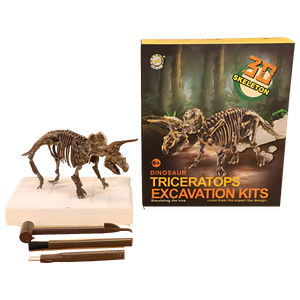 inquedo de Dinossauro Jurassic World: Kit de Escavação Arqueológica com Esqueletos Artesanais, Brinquedo Educativo de Ciência para Crianças (Para Maiores de 6 Anos)