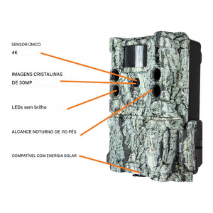 Câmeras de Rastreamento Bushnell Core S-4K No Glow 30 MP
