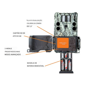 Câmeras de Rastreamento Bushnell Core S-4K No Glow 30 MP