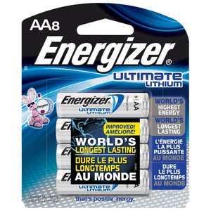 Pilhas de Lítio Energizer AA Ultimate Lithium