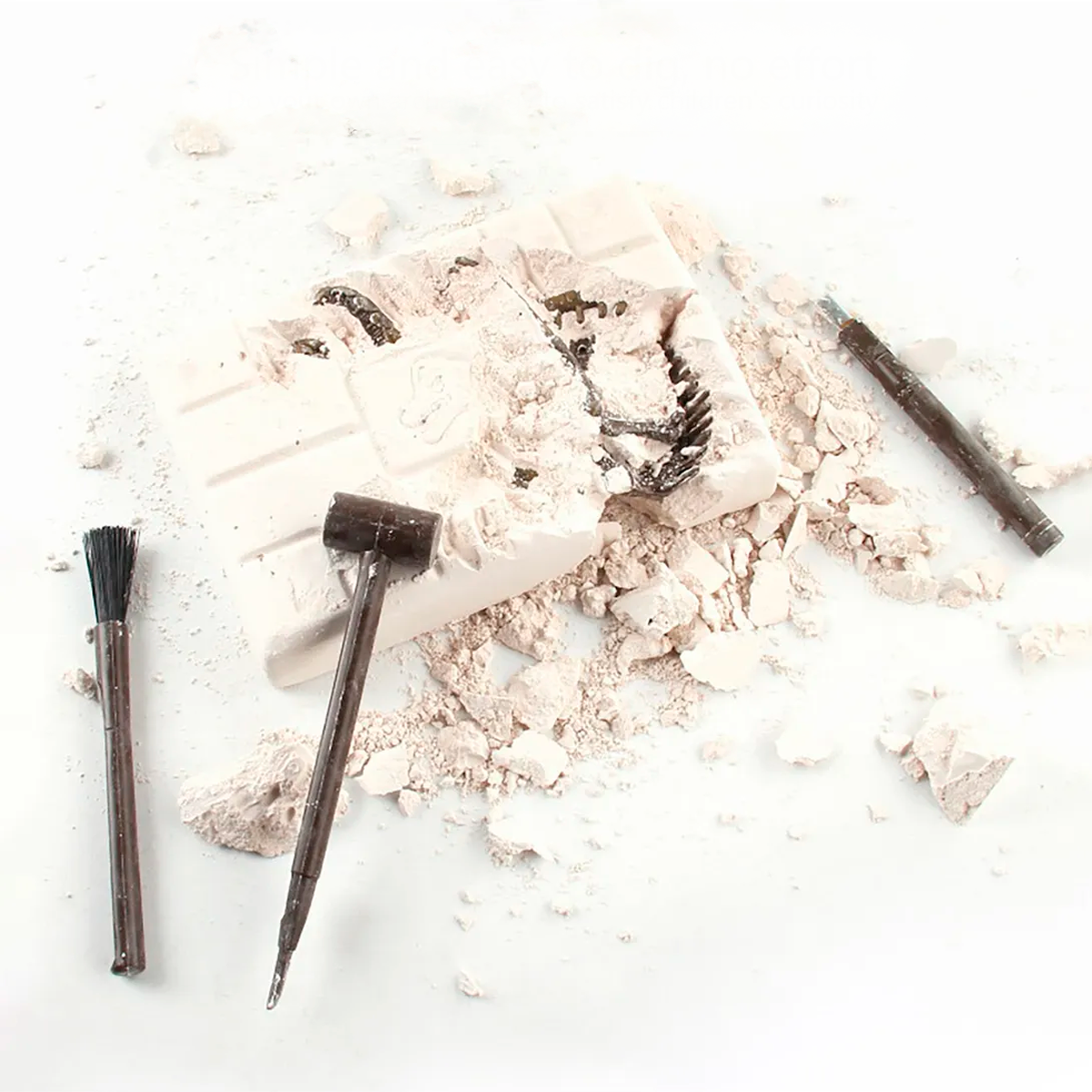 inquedo de Dinossauro Jurassic World: Kit de Escavação Arqueológica com Esqueletos Artesanais, Brinquedo Educativo de Ciência para Crianças (Para Maiores de 6 Anos)