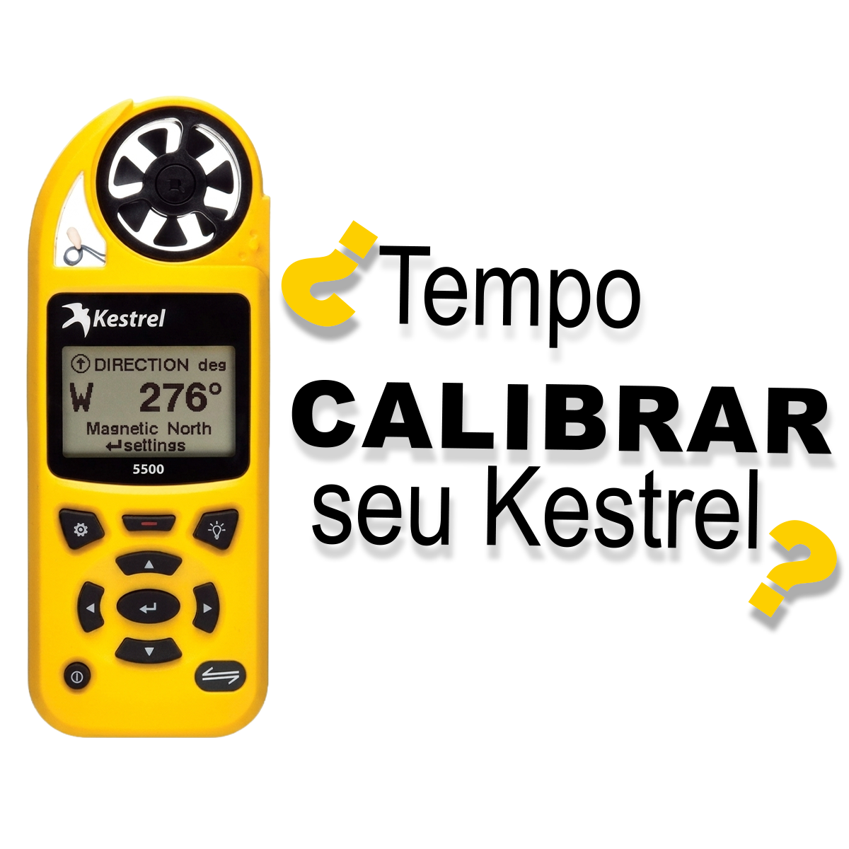 Certificado de Calibração NIST para Kestrel