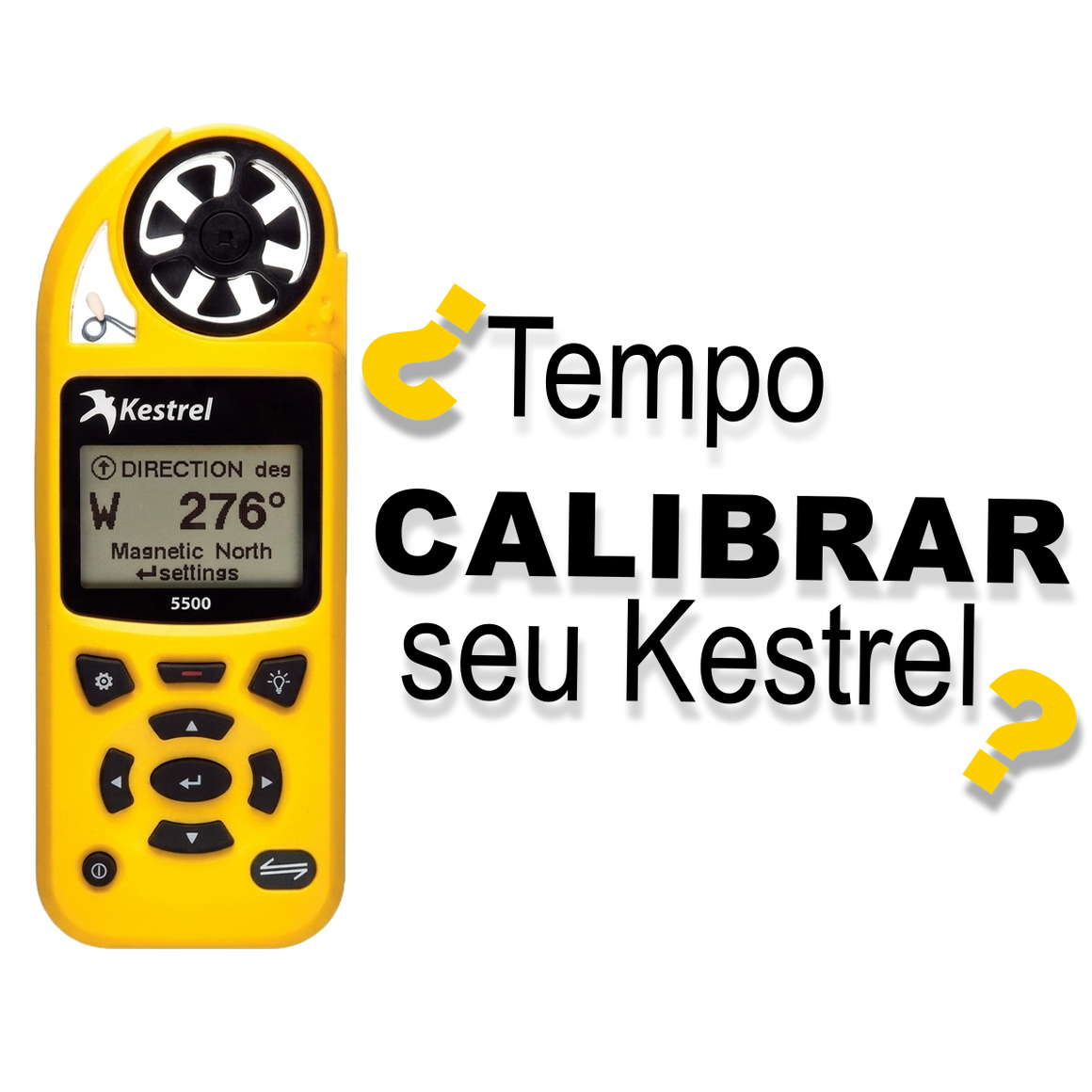 Certificado de Calibração NIST para Kestrel