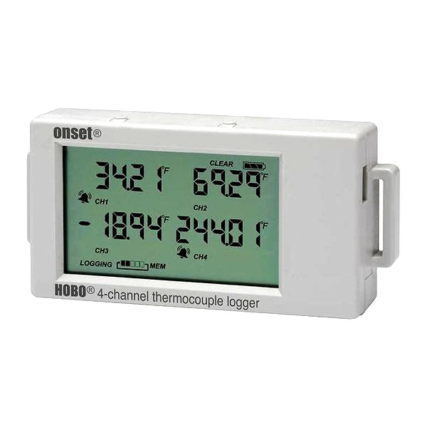 Data Logger para Termopares HOBO® UX120 Quatro-Canais