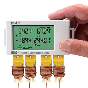 Data Logger para Termopares HOBO® UX120 Quatro-Canais