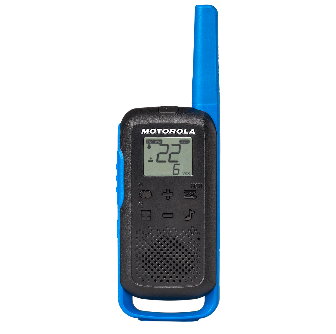 Rádios Bidirecionais Recarregáveis Motorola Talkabout T270, Até 40 km, com Opção de Alimentação Dupla, Walkie Talkie x 2 Un