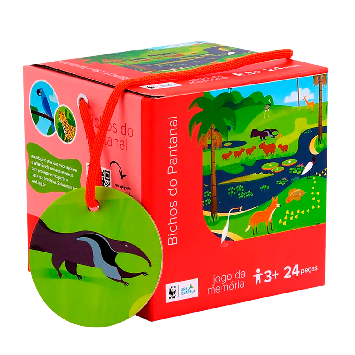 Jogo de Memória Bichos do Pantanal 
