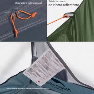Barraca para Ciclismo com Piso de Silicone 20D Ultraligeira Naturehike