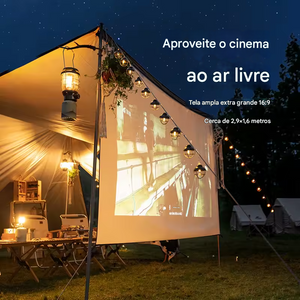 Tenda Naturehike com Torre Dupla e Tela de Projeção para Camping