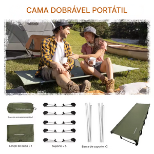 Cama de acampamento Naturehike XJC05 Berço dobrável