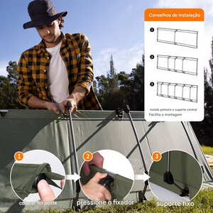 Cama de acampamento Naturehike XJC05 Berço dobrável