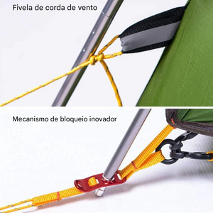 Barraca de acampamento NatureHike T Zipper 2 pessoas quatro estações dupla camada à prova de vento