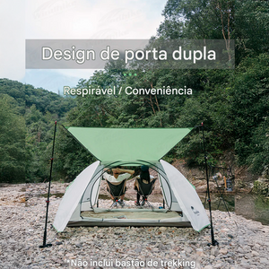 Naturehike Butterfly-Cross Ultraleve Portátil Quarto Duplo Tenda 2 Pessoas 210T À Prova D 'Água PU3000 Camping Trekking