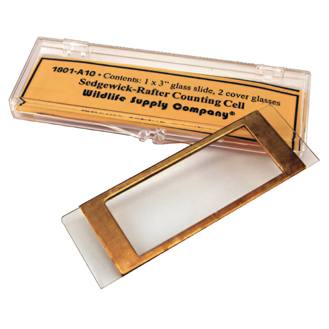 Célula de Contagem Sedgewick-Rafter Liga de Cobre 1,0 mL