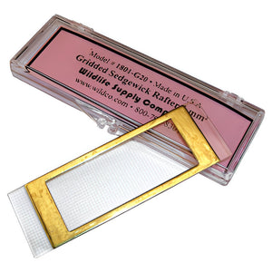 Célula de Contagem Sedgewick-Rafter Liga de Cobre 1,0 mL